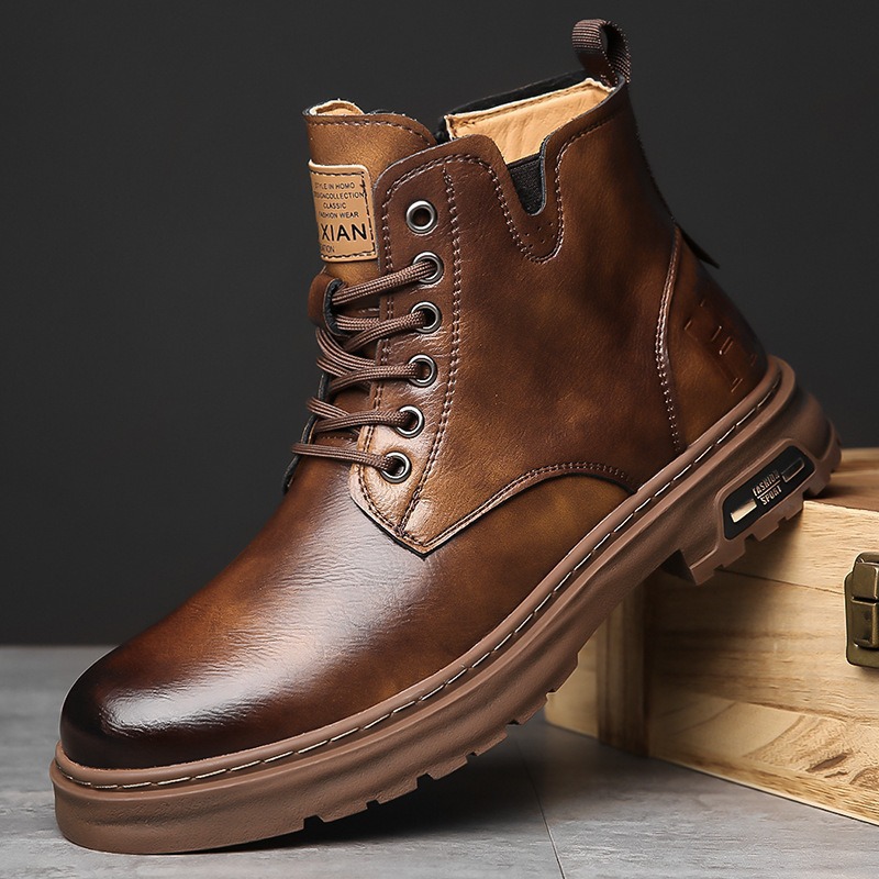 Sewing Nylon - Nuovi Stivali da Uomo Autunno-Inverno 2025,