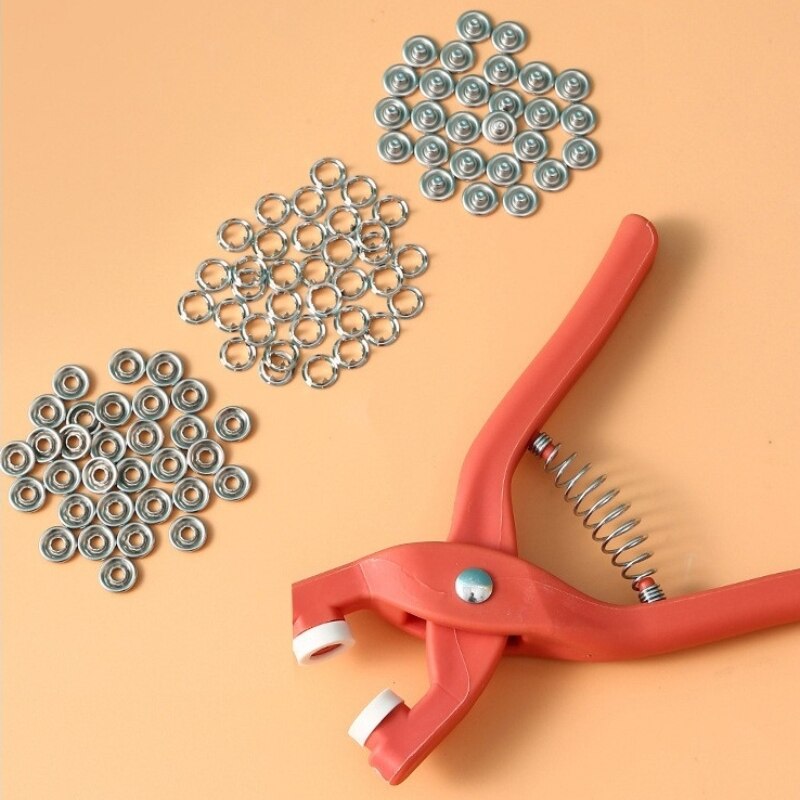 Snap Button Plier - 50 Set 9.5MM Pinze con fibbia