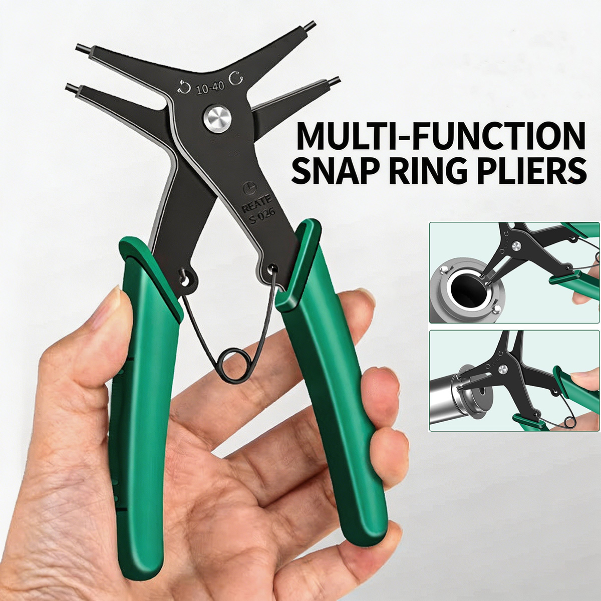 Snap Button Plier - Pinze per Anelli Elastici Interni ed