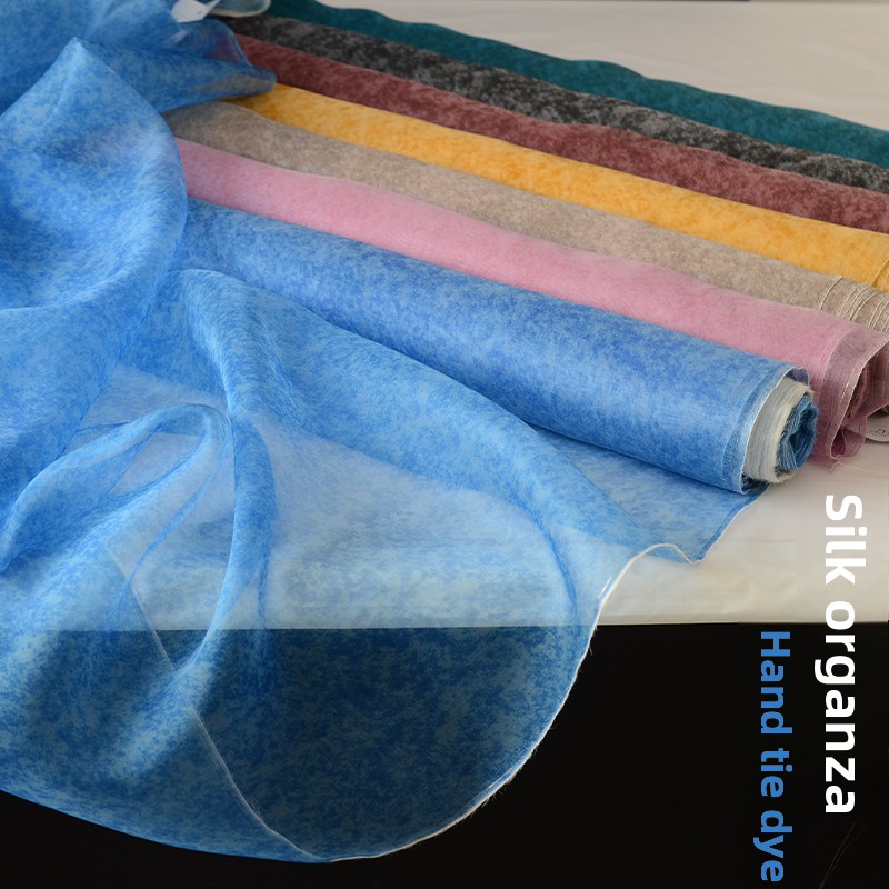 Tessuto in organza di seta tie - Sewing Tie Dye recensione e prezzo