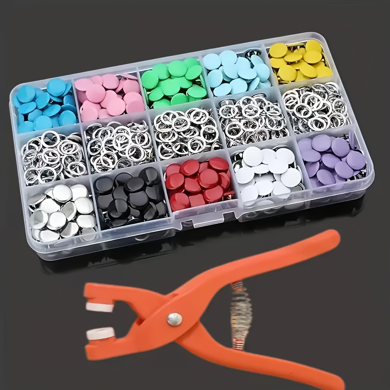 Set di 100 Bottoni Colorati in - Snap Button Plier recensione e prezzo