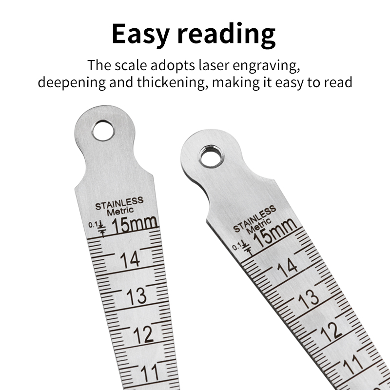 Spessimetro conico 1PC 1-15mm  - Seam Gauge Metal recensione e prezzo