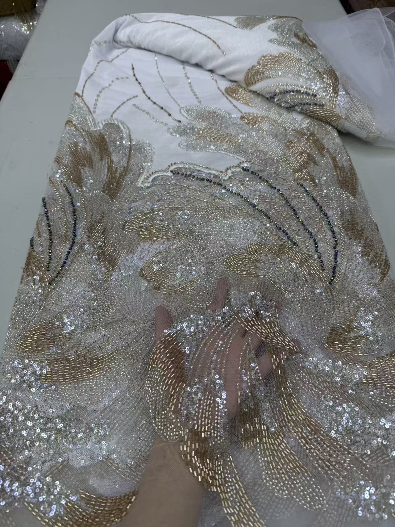 Tessuto in pizzo tulle african - Sewing Velvet Fabric recensione e prezzo