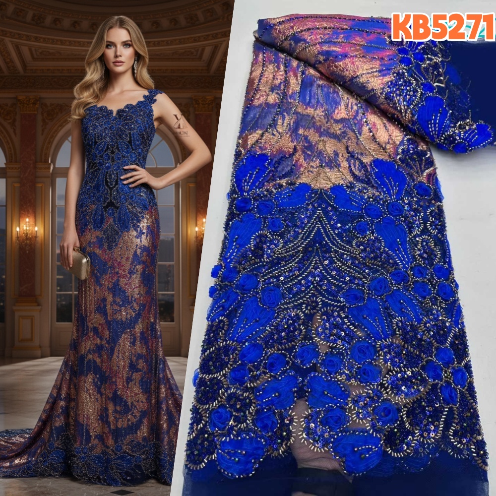 Tessuto di pizzo nigeriano 5 m - Sewing Velvet Fabric recensione e prezzo