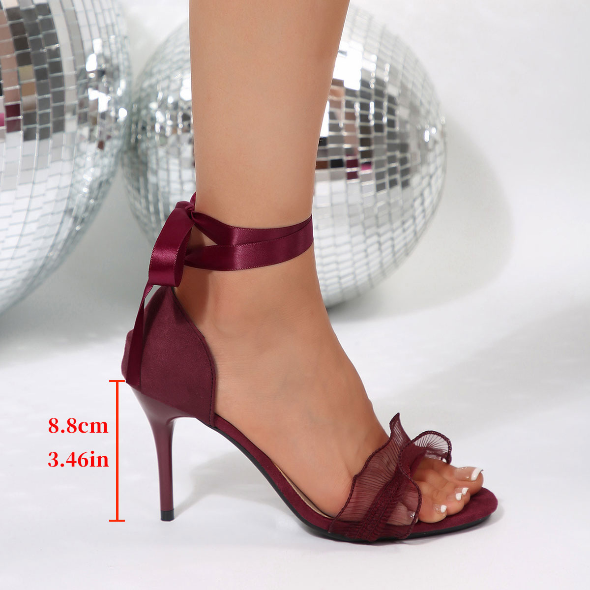 Sandali Neri Decorativi in Piz - Sewing Nylon recensione e prezzo