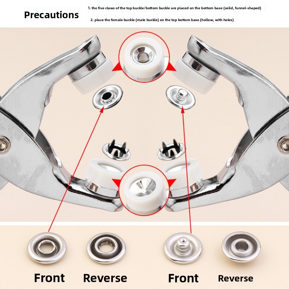 Kit di bottoni a pressione in  - Snap Button Plier recensione e prezzo