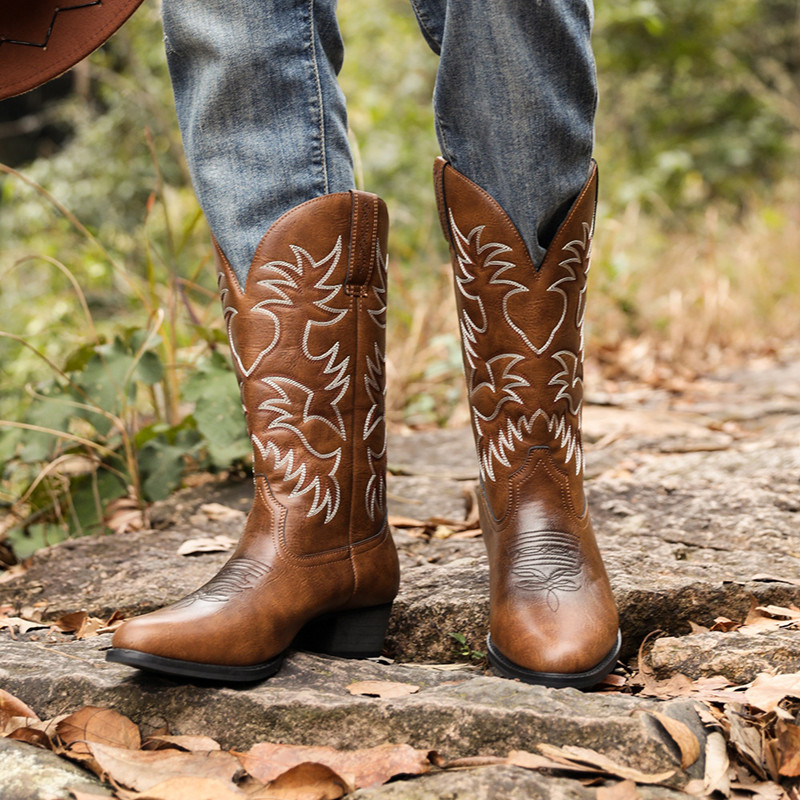 Nuovi Stivali da Cowboy Fatti  - Sewing Embroidery Fabric recensione e prezzo