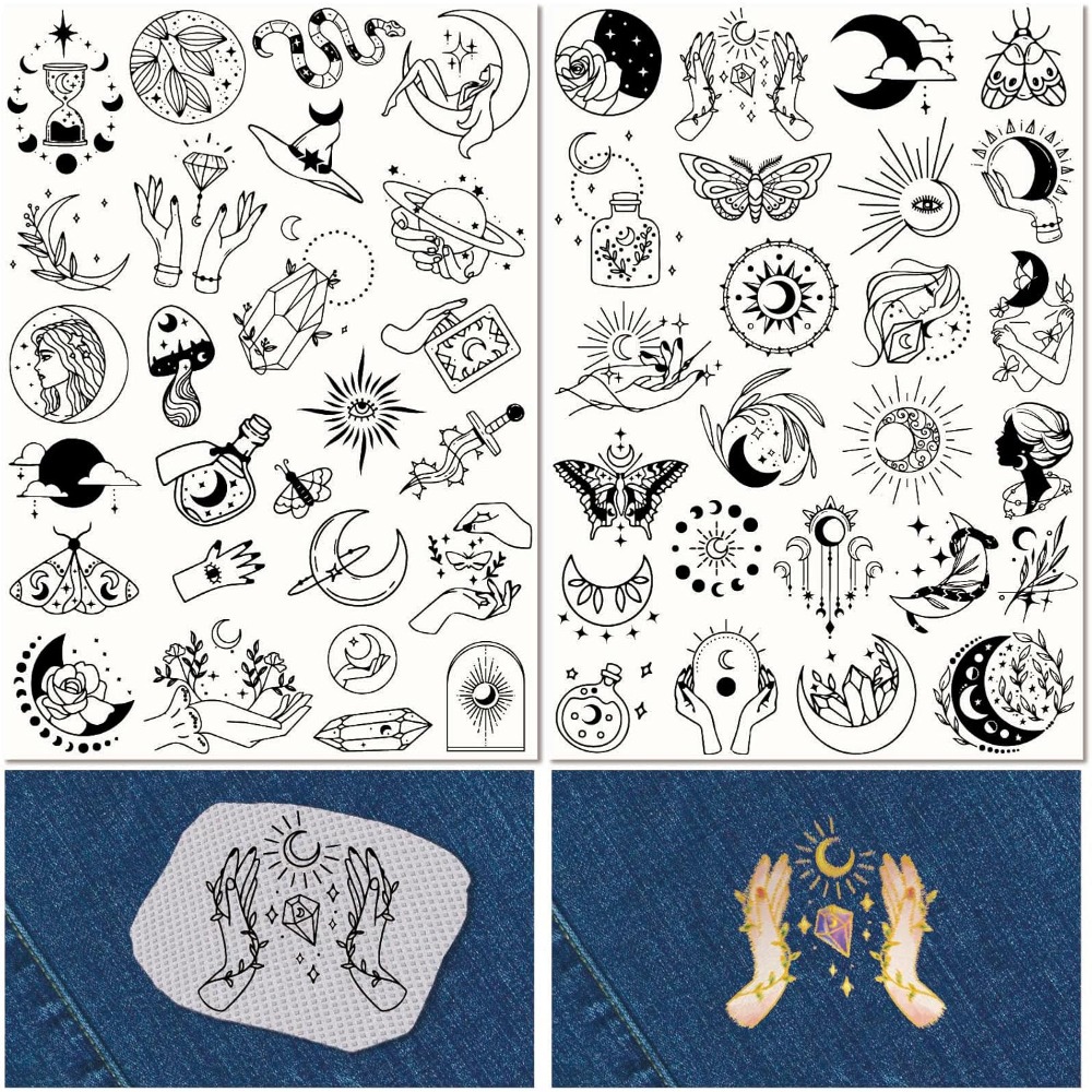 51 Pz Boho Luna Sole Solubile  - Sewing Embroidery Fabric recensione e prezzo
