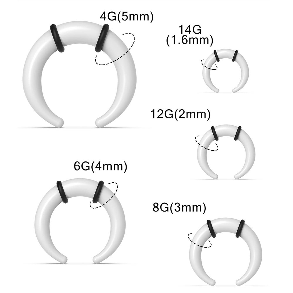 Anelli per setto grandi 14G 12 - Seam Gauge Metal recensione e prezzo